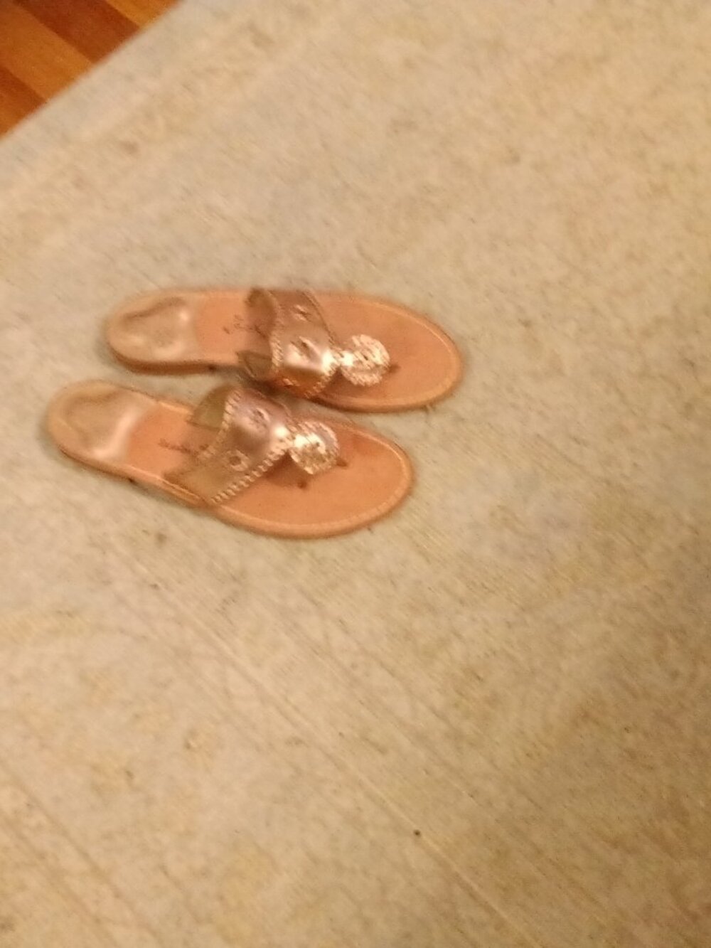 Jack Rogers Bronze Sandals 11 new